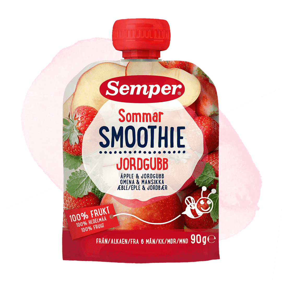 Pouch fruit smoothie summer