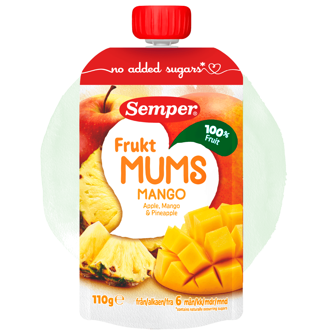 Fruktmums Mango från Semper Barnmat