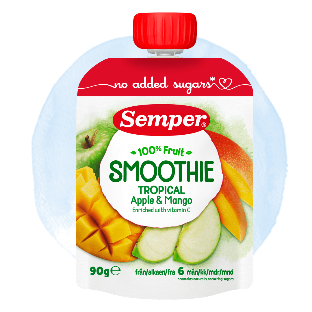 Smoothie tropisk omenaa ja mangoa 6kk