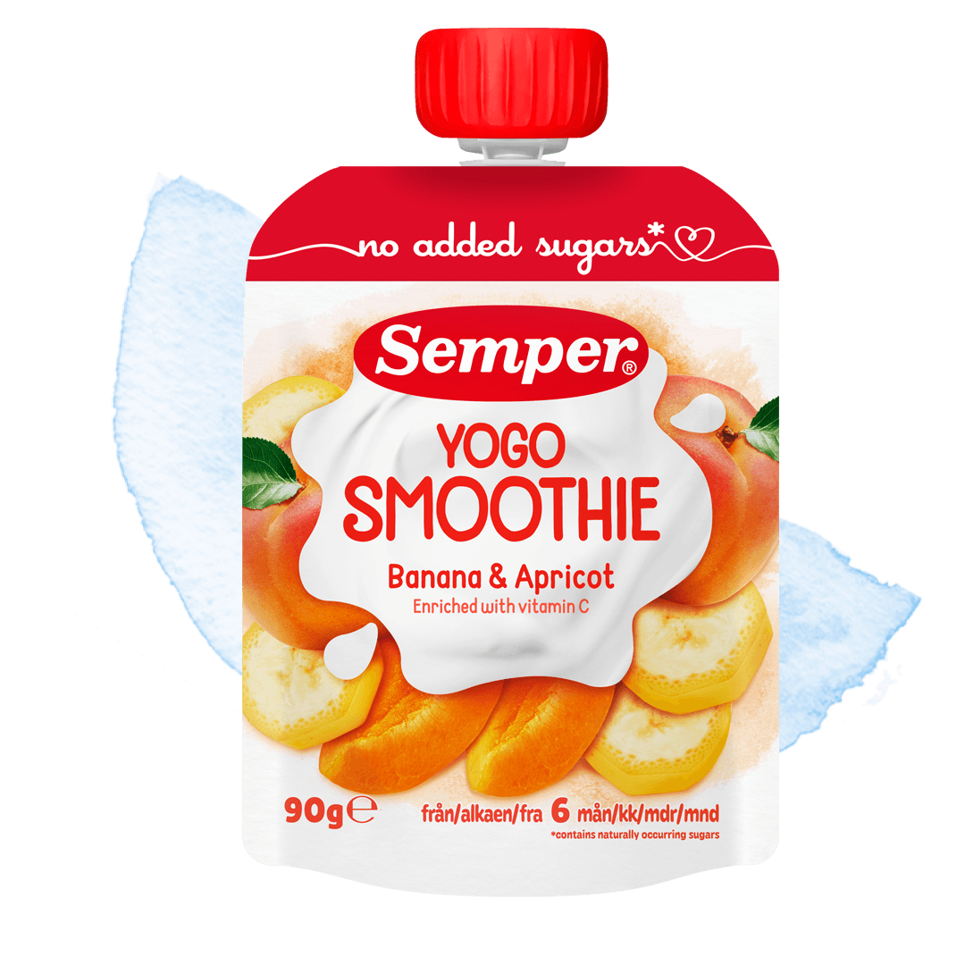 Yogo smoothie banaania & aprikoosia 6kk - Semper